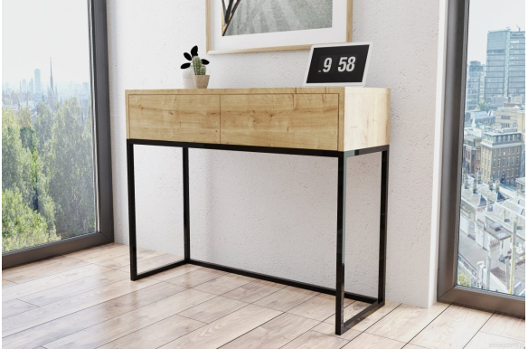 Konsola Mara 110x30x80h, DĄB LAKIEROWANY WYSYŁKA 12H