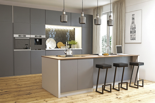 Hoker Ulf 30x30x75h- welwet 16 (czarny), stelaż czarny mat, wysyłka 24h