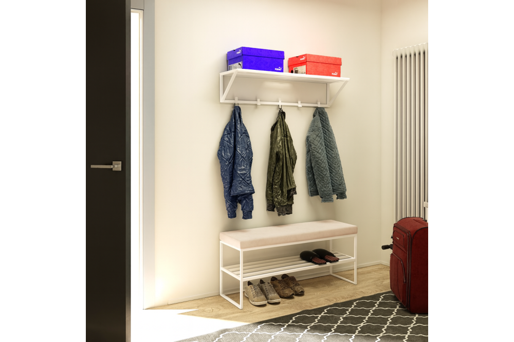 Ławka Geri 100x30x46cm - siedzisko welwet 03...