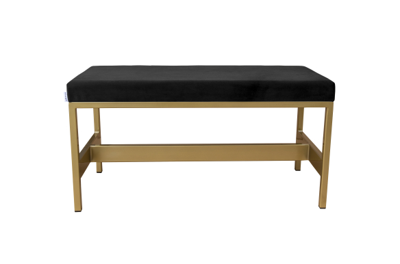 Ławka tapicerowana Siri 80x35x41cm- siedzisko welwet 17... 2