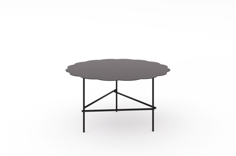 Stolik kawowy metalowy Eni czarny- WYSYŁKA 24H