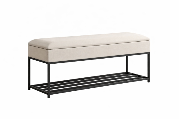 Pufa Haidi ze schowkiem na buty do przedpokoju