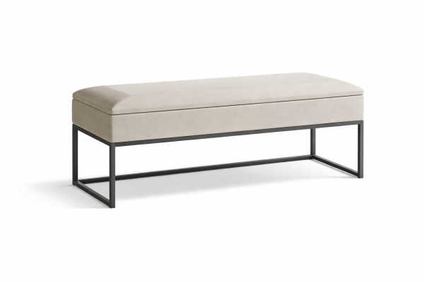 Pufa Etna ze schowkiem do sypialni lub przedpokoju