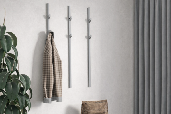 Pojedynczy metalowy wieszak  Abi na ubrania