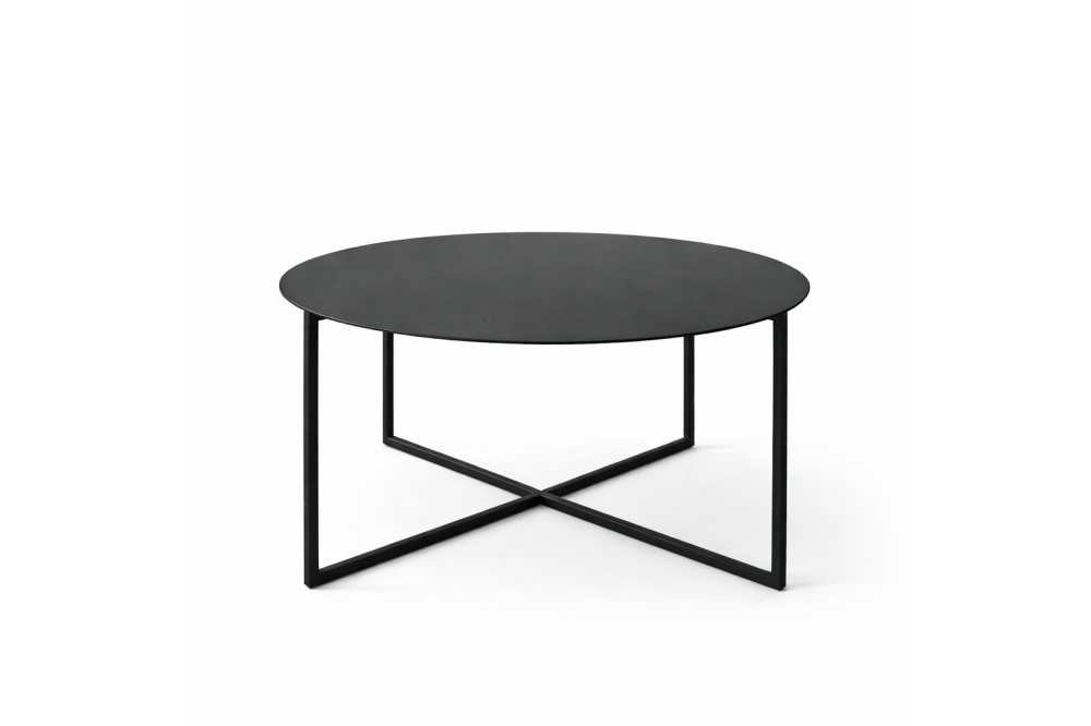 Stolik kawowy metalowy ZEN – okrągły stolik do...