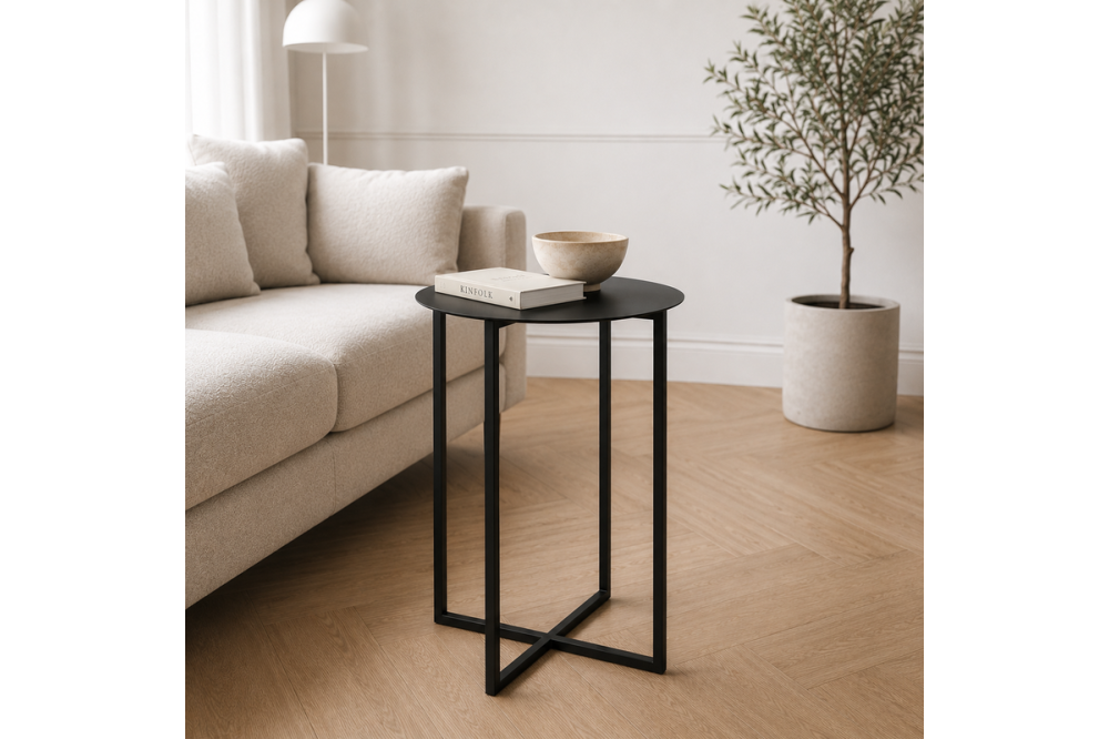 Stolik pomocniczy metalowy ZIN – stalowy stolik...