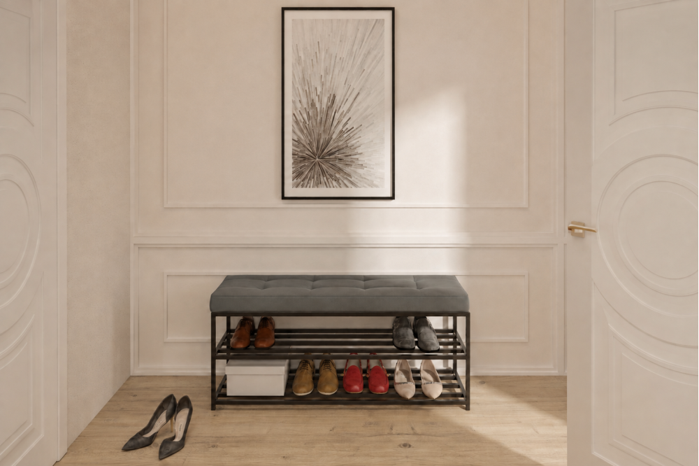 Ławka pikowana Gina 100x30x46hcm- siedzisko...