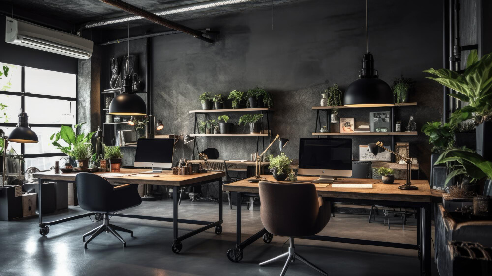 Biuro w stylu loft – jak urządzić nowoczesną przestrzeń? - kludo.pl