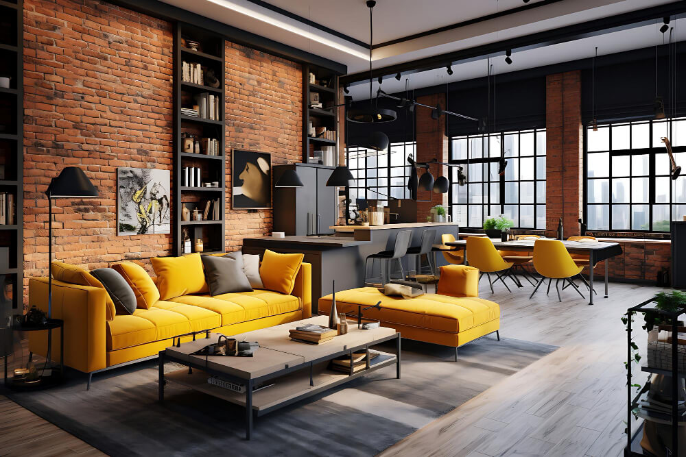 Styl loftowy - jak urządzić wnętrze? Kompedium wiedzy - kludo.pl